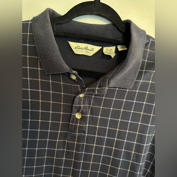 Vintage Eddie Bauer Long Sleeve Polo - Picture 2 of 3